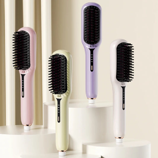 Transform Your Hair with the 2-in-1 Hair Straightening Brush: The Ultimate Styling Tool for Effortless, Gorgeous Hair
