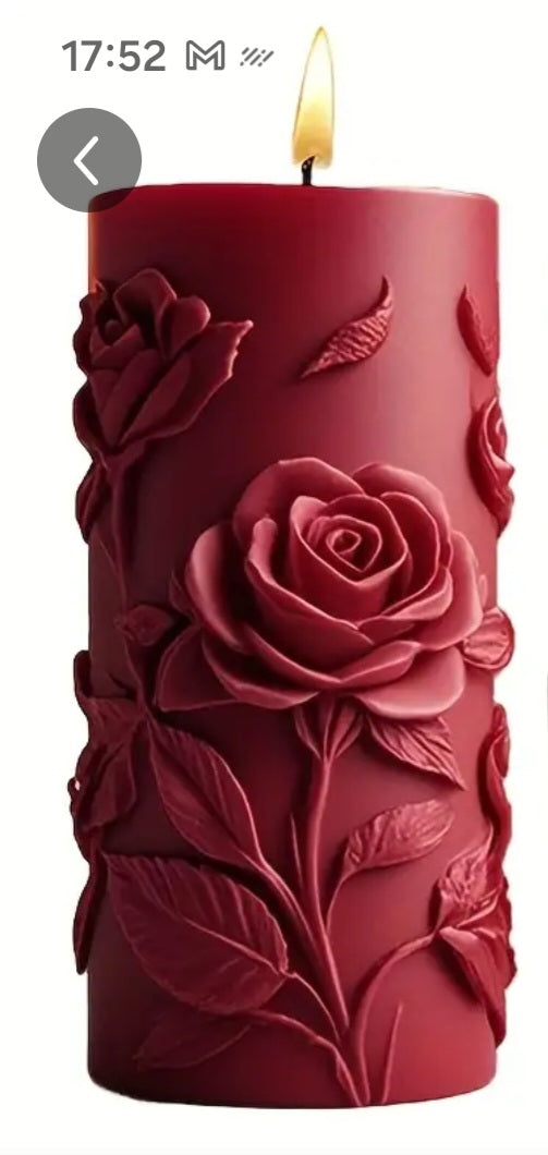 Rose Bloom Candle