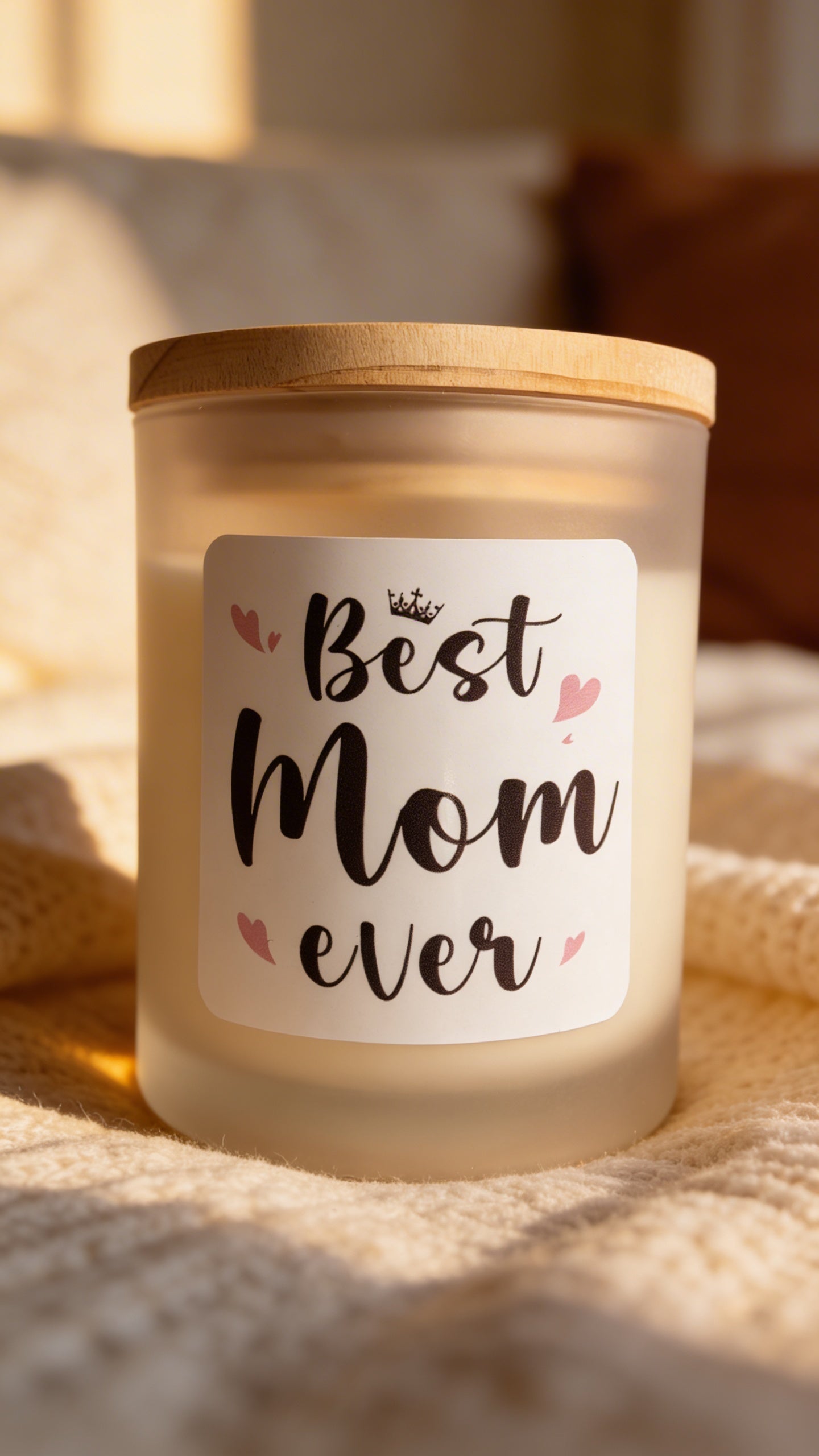 Bougie "Best Mom" - Le cadeau parfait pour la Fête des Mères