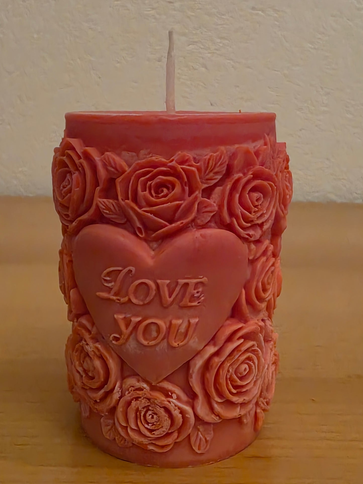 Love You Rose Candle