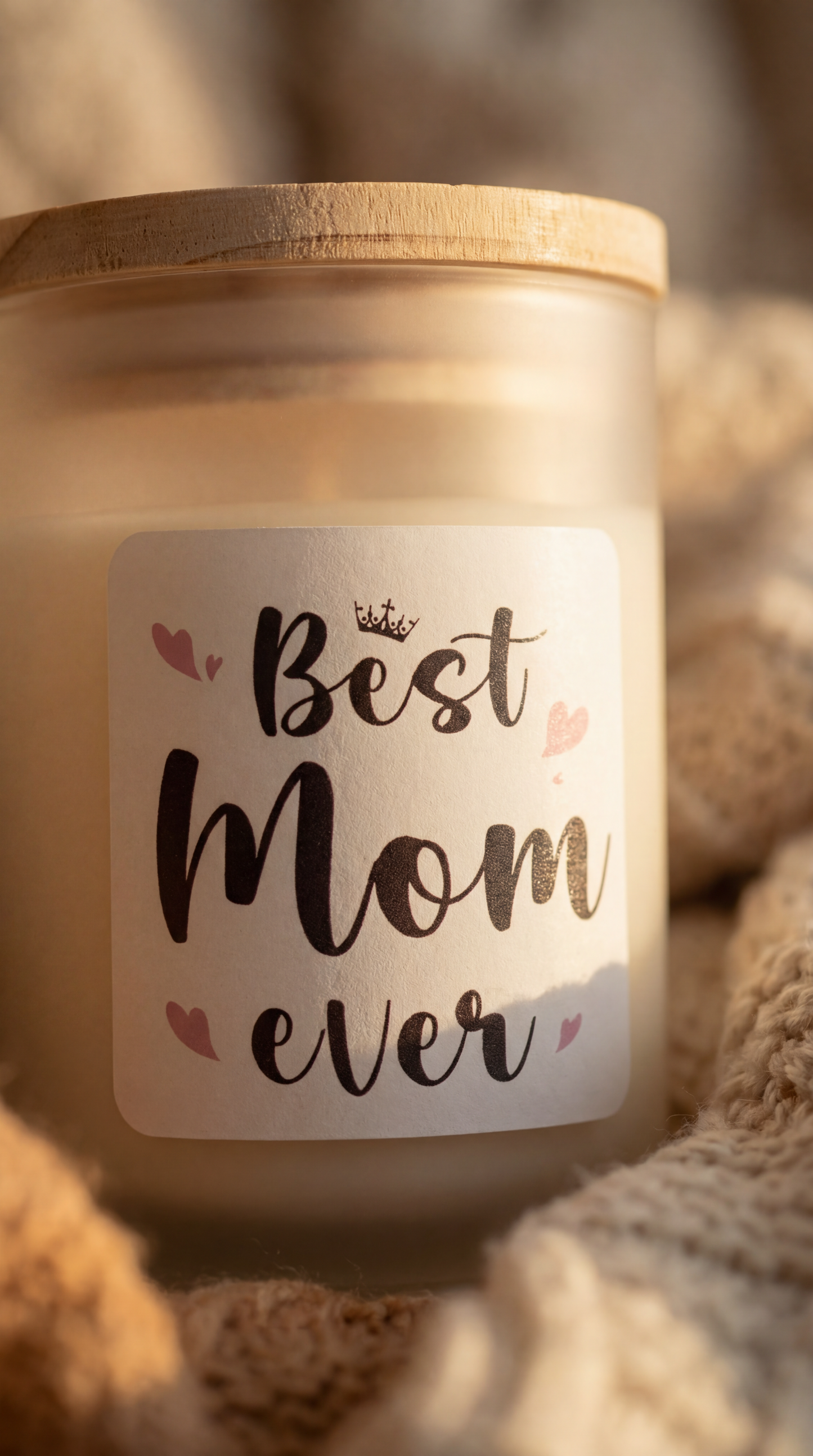 Bougie "Best Mom" - Le cadeau parfait pour la Fête des Mères