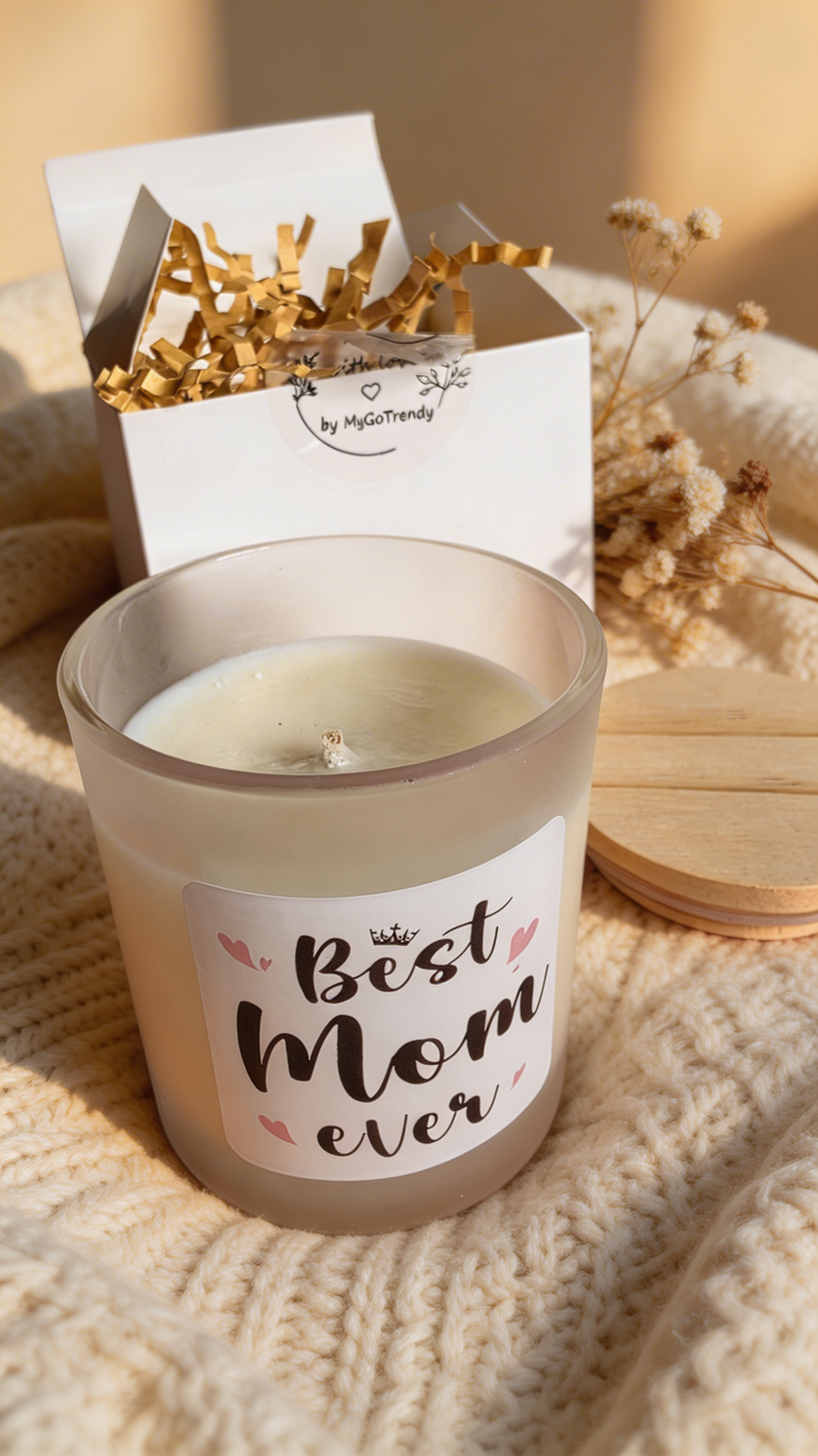 Bougie "Best Mom" - Le cadeau parfait pour la Fête des Mères